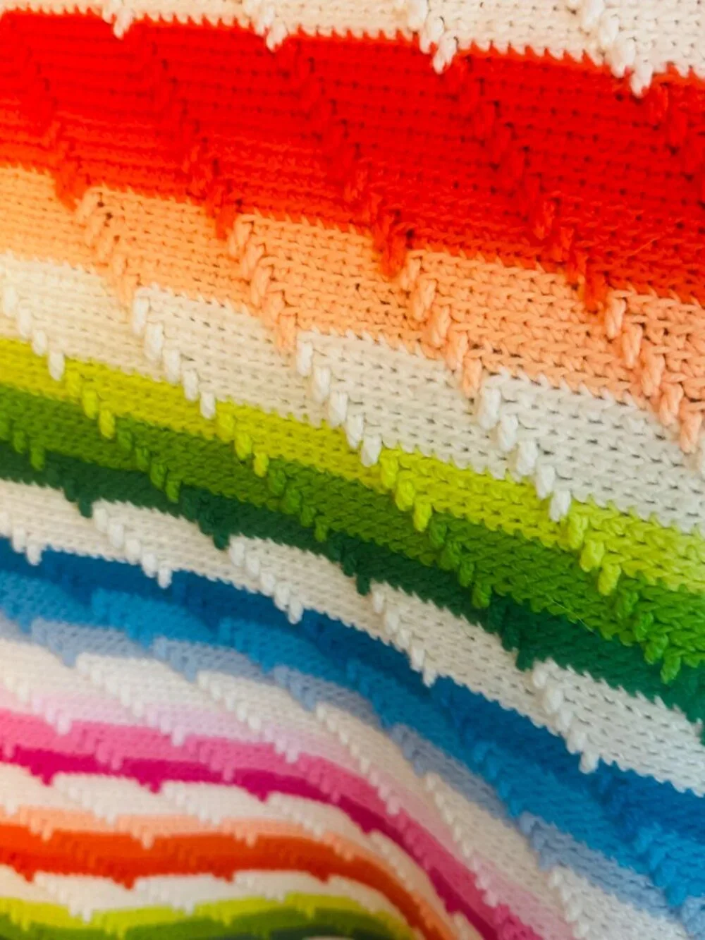 Handmade Crochet Afghan Blanket 45x60